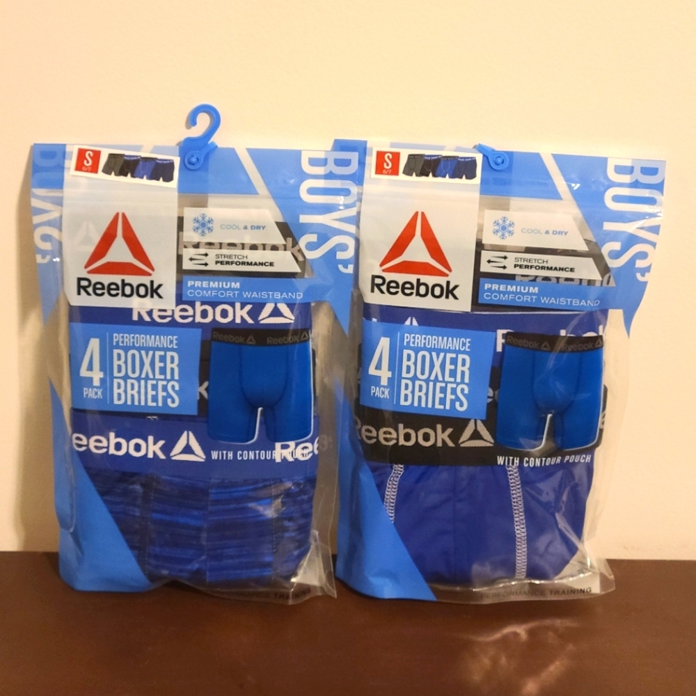 Reebok Boys Boxer Briefs 4 pack x2